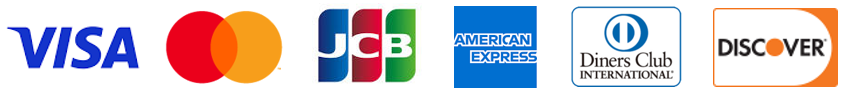 利用可能なクレジットカードのロゴ